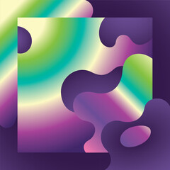 Abstract colorful puzzle piece. Abstract Background