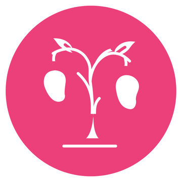 Mango Tree icon vector image. Can be used for Agriculture.