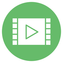 Video Intro icon vector image. Can be used for Video Blog.