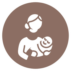 Postnatal Care icon vector image. Can be used for Maternity.