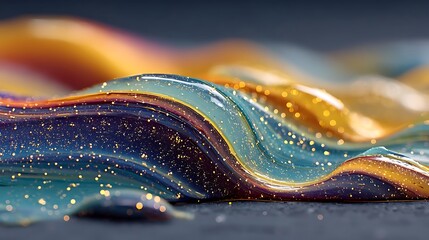 Vibrant iridescent water texture design high resolution picture