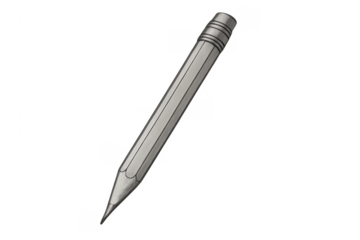 Silver pencil writing tool for creating art