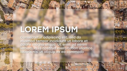 Elegant Business Glass Panel Presentation