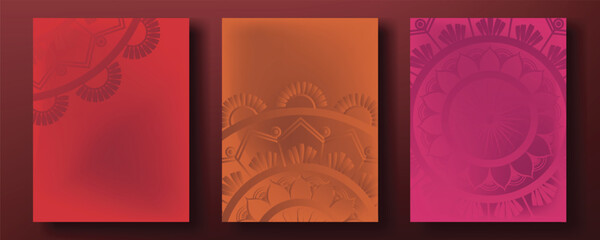 Luxury ornamental mandala design background for wedding invitation, book cover, business card. Vintage decorative elements vector illustration