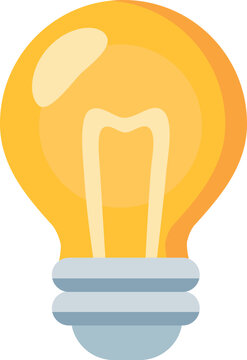  Electric lightbulb illumination symbol bright idea invention creativity vector