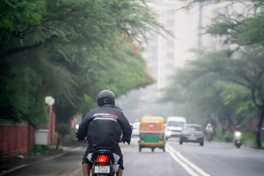 Delivery rider boy partner from the hyperlocal logistics courier startup XpressBees utilized by players like Flipkart, Paytm, Amazon and independent D2C companies