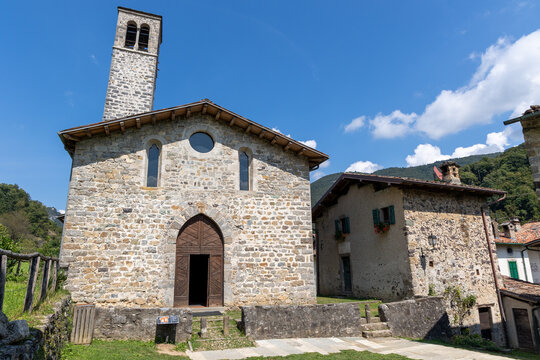 Cornello dei Tasso - Italy - Medieval Church of Saints Cornelius and Cyprian