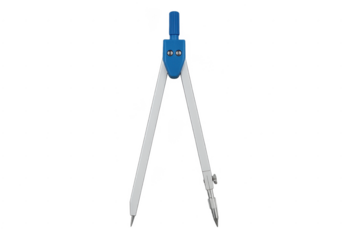 Drawing compass for geometry, drafting and mathematical precision