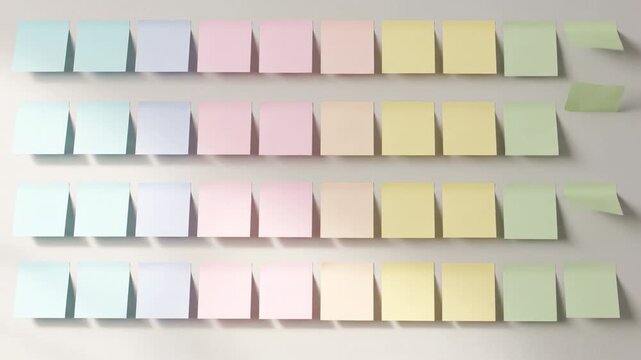 Pastel sticky note pastel memo adhesive note square paper wall organization color coding office supply reminder note minimal stationery pastel sticky note pastel note adhesive paper memo note