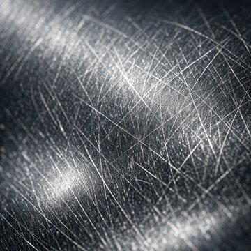 Scratched Metallic Surface Texture Macro Background