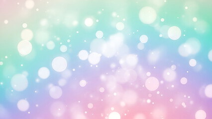 Colorful Bokeh Lights Abstract Background