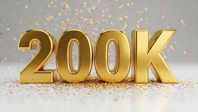 Celebrating 200k milestone illustration