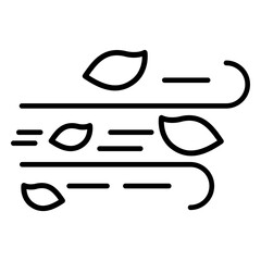 Wind vector icon. Weather icon line style. perfect use for logo, presentation, website, and more. modern icon design outline style 