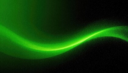 Abstract Glowing Green Wave Abstract Background Design for Presentations and Digital Media Projects