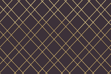 Geometric pattern of gold lines on a dark background used for design or decoration purposes