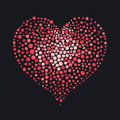 Coraz&oacute;n hecho con puntos