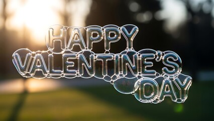 Beautiful hanging hearts on red background for valentine's day