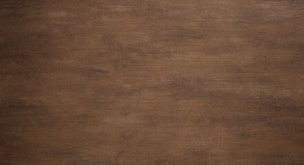 A warm, medium-brown wooden surface with subtle grain patterns and a smooth finish. It's an evenly lit, horizontal plank texture for backgrounds