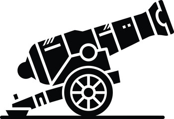 Historical Cannon Weapon Vector