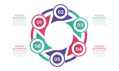 Modern design template for business info graphic featuring creative vector icons and technology layout elements for web banner and brochure illustration