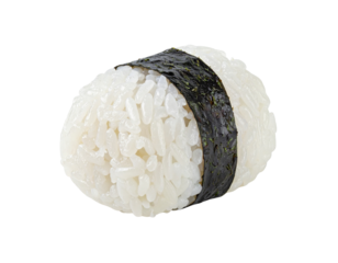 Onigiri Rice Ball Wrapped in Nori Seaweed.