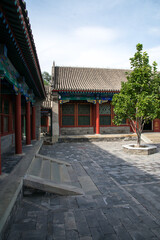 Naklejka premium Gongwang Mansion Courtyard, Beijing - Traditional Chinese Architecture