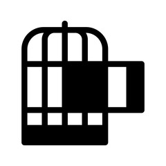 Birdcage Icon Vector Symbol Design Illustration