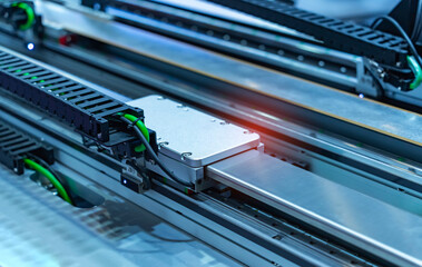 precision linear ball bearing and guide way support of machine for industrial work