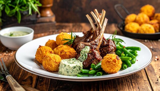 Gegrilltes Lammfleisch