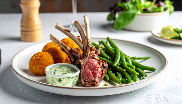 Gegrilltes Lammfleisch