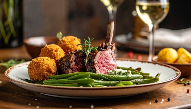 Gegrilltes Lammfleisch