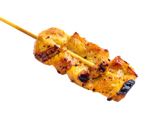Delicious Grilled Chicken Skewer with Spices.