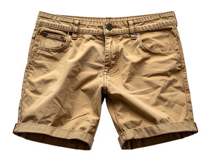 Khaki Shorts for Men Casual Summer Wear Fashionable Apparel.