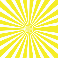 Fototapeta premium Stunning sunburst background featuring dynamic, radiant sun rays bursting outward in a vibrant and energetic pattern. Perfect for posters, flyer, advertisements, website banners, and branding material