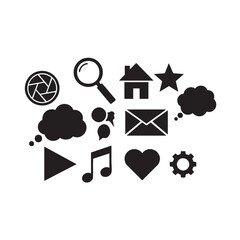 Modern Smartphone Mobile Device Icon Vector Illustration for Cellular Technology and App Design