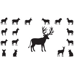 Minimalist fork and knife restaurant menu icon vector, suitable for dining apps, culinary websites, and food industry branding