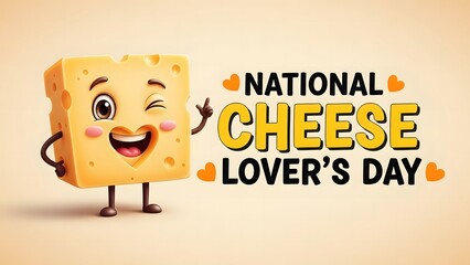 National cheese lover s day cartoon character