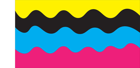 Abstract retro wavy colorful background.