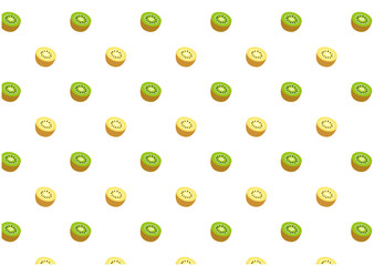 グリーンキウイとゴールドキウイ　壁紙