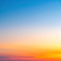 Sunset sky, vibrant colors blending (1)