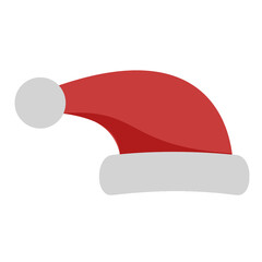 Santa Claus Christmas decoration hat, New Year's cap, corner, hat vector, logo