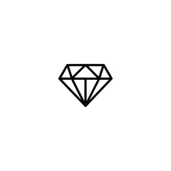 diamond on white background