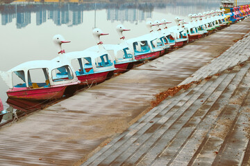 대구광역시 동구 동촌유원지 오리배