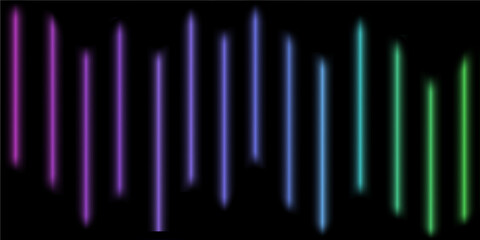 colorful neon bar shine on the dark