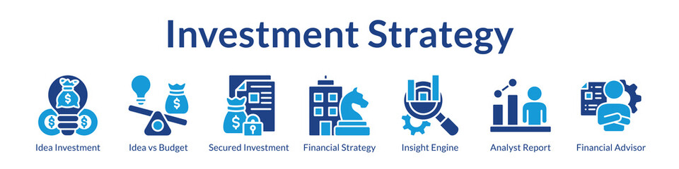 Fototapeta premium Investment Strategy Framework for Risk Assessment Financial Planning Market Analysis and Alpha Generation