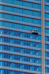 超高層ビルでの高所作業