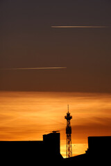Obraz premium Berlin skyline at dusk. 