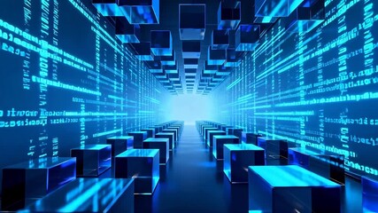 Digital data server room - Powered by Adobe