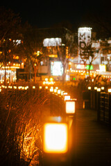 대구광역시 수성못 조명길