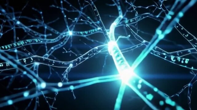 Leuchtende Pfade der digitalen Intelligenz